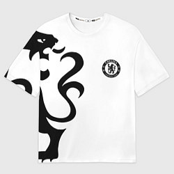 Футболка оверсайз мужская Chelsea sport fc, цвет: 3D-принт