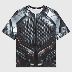 Футболка оверсайз мужская Карбоновый странник, цвет: 3D-принт