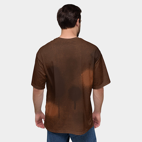 Мужская футболка оверсайз Лучший шахтер - День шахтера / 3D-принт – фото 4