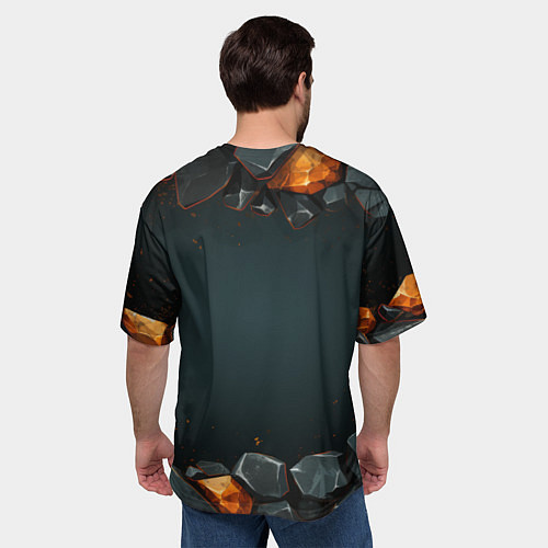 Мужская футболка оверсайз Captain Titus Warhammer 40000 space marine 2 / 3D-принт – фото 4