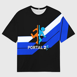 Футболка оверсайз мужская Portal geometry, цвет: 3D-принт