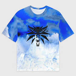 Футболка оверсайз мужская The Witcher logo winter, цвет: 3D-принт