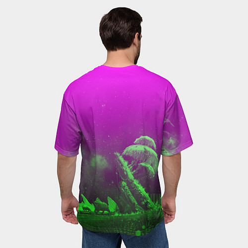 Мужская футболка оверсайз Starfield space rpg / 3D-принт – фото 4