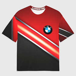 Мужская футболка оверсайз BMW geometry steel