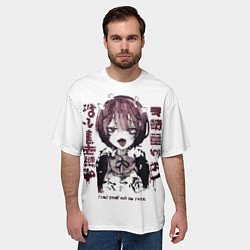 Футболка оверсайз мужская Ram Ahegao, цвет: 3D-принт — фото 2