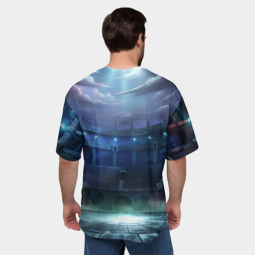 Мужская футболка оверсайз Deadlock Abrams / 3D-принт – фото 4