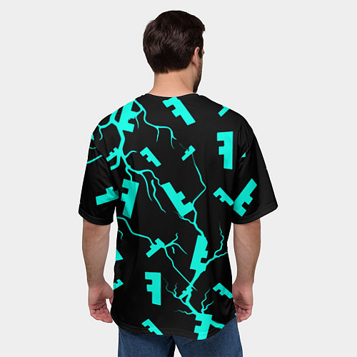 Мужская футболка оверсайз Fortnite epic games / 3D-принт – фото 4