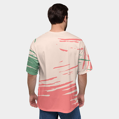 Мужская футболка оверсайз Он и она - аниме / 3D-принт – фото 4