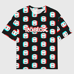 Футболка оверсайз мужская Roblox pattern glitch, цвет: 3D-принт