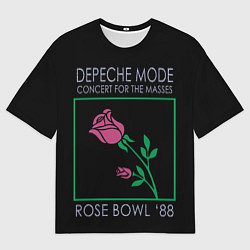 Футболка оверсайз мужская Depeche Mode - Rose Bowl, цвет: 3D-принт