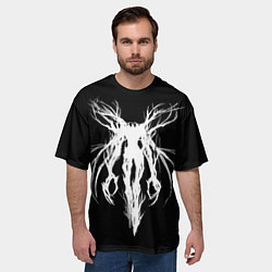 Футболка оверсайз мужская Dark gothic angel, цвет: 3D-принт — фото 2