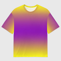 Мужская футболка оверсайз Градиент текстура абстракция