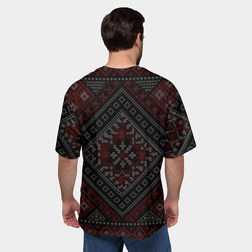 Мужская футболка оверсайз Верь в себя не сдавайся / 3D-принт – фото 4