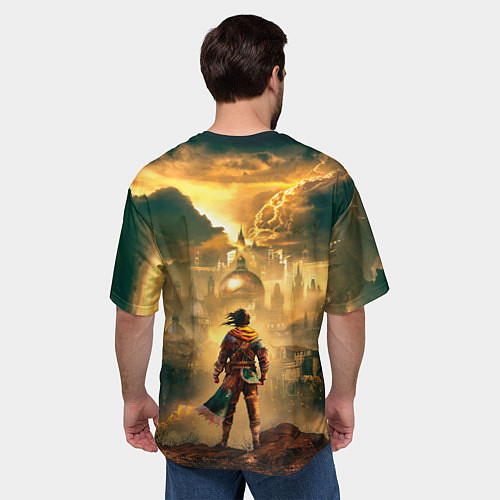 Мужская футболка оверсайз Герой Greedfall 2 the dying world / 3D-принт – фото 4