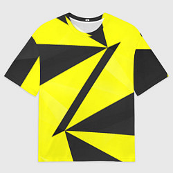 Футболка оверсайз мужская Абстрактные стекло, цвет: 3D-принт