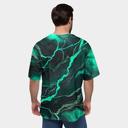 Мужская футболка оверсайз Lady Geist Deadlock / 3D-принт – фото 4