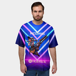 Футболка оверсайз мужская McGinnis Deadlock, цвет: 3D-принт — фото 2