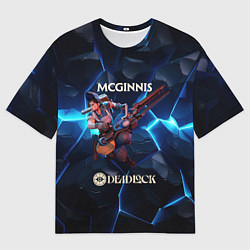 Футболка оверсайз мужская Deadlock McGinnis, цвет: 3D-принт