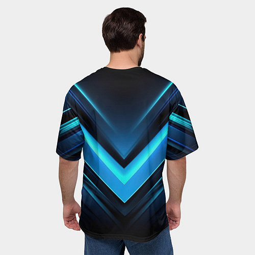 Мужская футболка оверсайз МакГиннис Deadlock / 3D-принт – фото 4