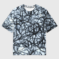 Футболка оверсайз мужская Нервные окончания, цвет: 3D-принт