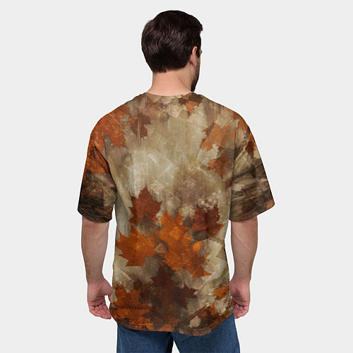 Мужская футболка оверсайз Юный тыквенный Джек / 3D-принт – фото 4