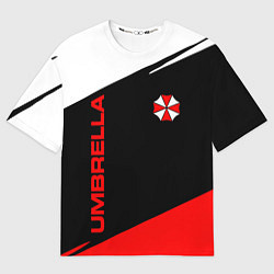 Футболка оверсайз мужская Umbrella corporation - resident evil, цвет: 3D-принт