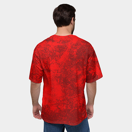 Мужская футболка оверсайз Слава роду - оберег символика / 3D-принт – фото 4