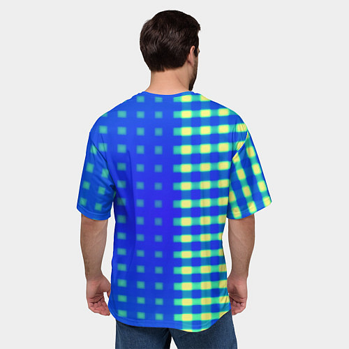 Мужская футболка оверсайз Dead space текстура айзека / 3D-принт – фото 4