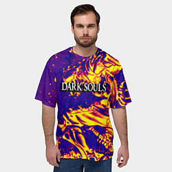 Футболка оверсайз мужская Darksouls рыцарь, цвет: 3D-принт — фото 2