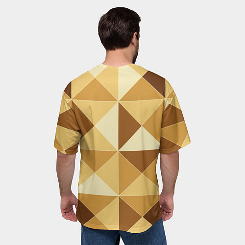 Мужская футболка оверсайз Деловой олень / 3D-принт – фото 4