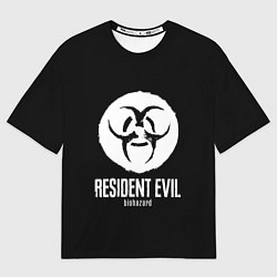 Футболка оверсайз мужская Resident Evil umbrella corp logo, цвет: 3D-принт