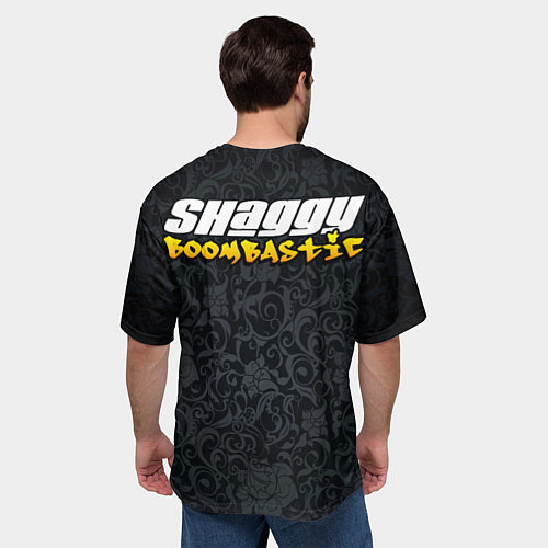 Мужская футболка оверсайз Shaggy - bombastic / 3D-принт – фото 4