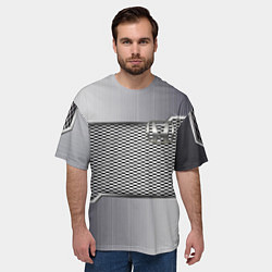 Футболка оверсайз мужская Honda metal steel, цвет: 3D-принт — фото 2