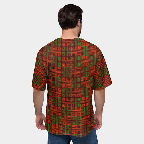 Мужская футболка оверсайз Иероглиф / 3D-принт – фото 4