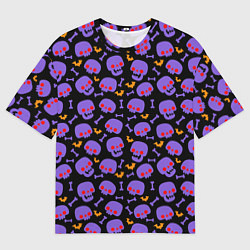 Мужская футболка оверсайз Красный взгляд