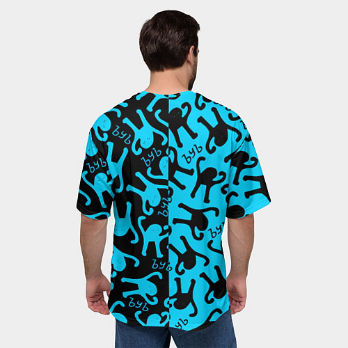 Мужская футболка оверсайз ACDC mem party / 3D-принт – фото 4