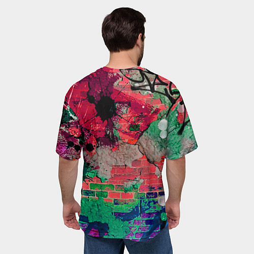 Мужская футболка оверсайз Майк Тайсон - лучший навсегда / 3D-принт – фото 4