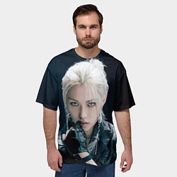 Футболка оверсайз мужская Stray Kids Felix Giant concept, цвет: 3D-принт — фото 2