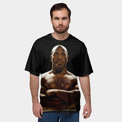 Футболка оверсайз мужская Майк Тайсон бруклин, цвет: 3D-принт — фото 2