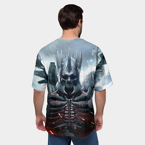 Мужская футболка оверсайз Призрачные всадники / 3D-принт – фото 4