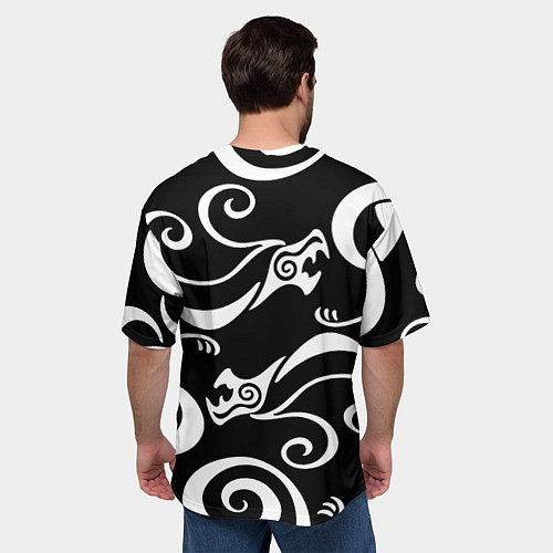 Мужская футболка оверсайз Death Note japan anime / 3D-принт – фото 4