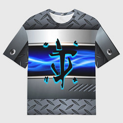 Футболка оверсайз мужская Doom metal, цвет: 3D-принт