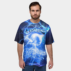 Футболка оверсайз мужская Supercharged - The offspring, цвет: 3D-принт — фото 2