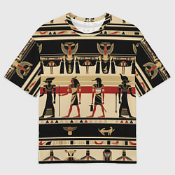 Футболка оверсайз мужская Египет этника, цвет: 3D-принт