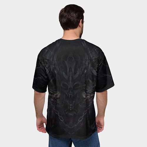 Мужская футболка оверсайз Hatebreed hardcore / 3D-принт – фото 4