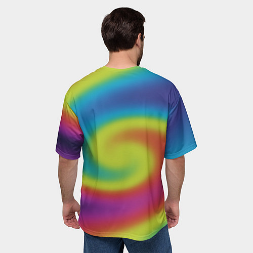 Мужская футболка оверсайз Coldplay moon music album / 3D-принт – фото 4