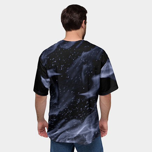 Мужская футболка оверсайз Lord of the fallen fire / 3D-принт – фото 4