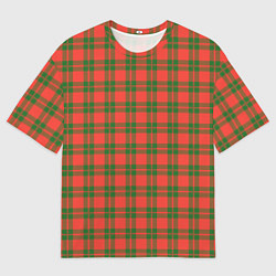 Футболка оверсайз мужская Шотландский уют, цвет: 3D-принт