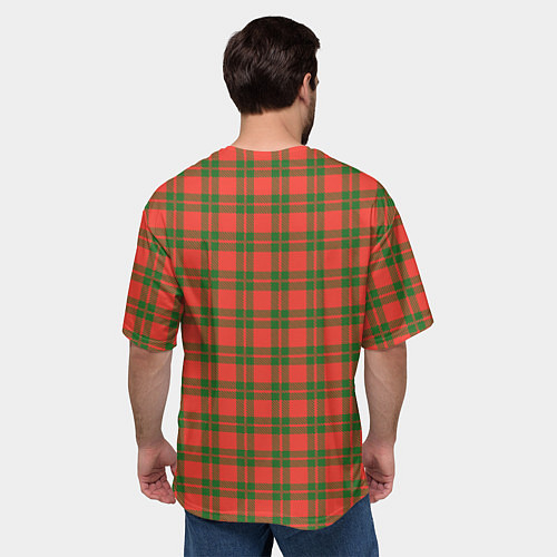 Мужская футболка оверсайз Шотландский уют / 3D-принт – фото 4