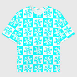 Футболка оверсайз мужская Морозная свежесть, цвет: 3D-принт